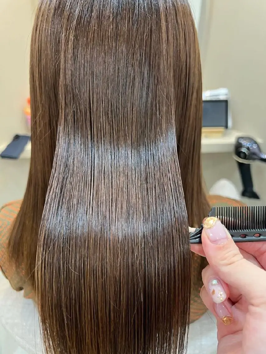 ロング トリートメント カット ヘアカラー トリートメント ヘッドスパ 廣野 有香のヘアスタイル