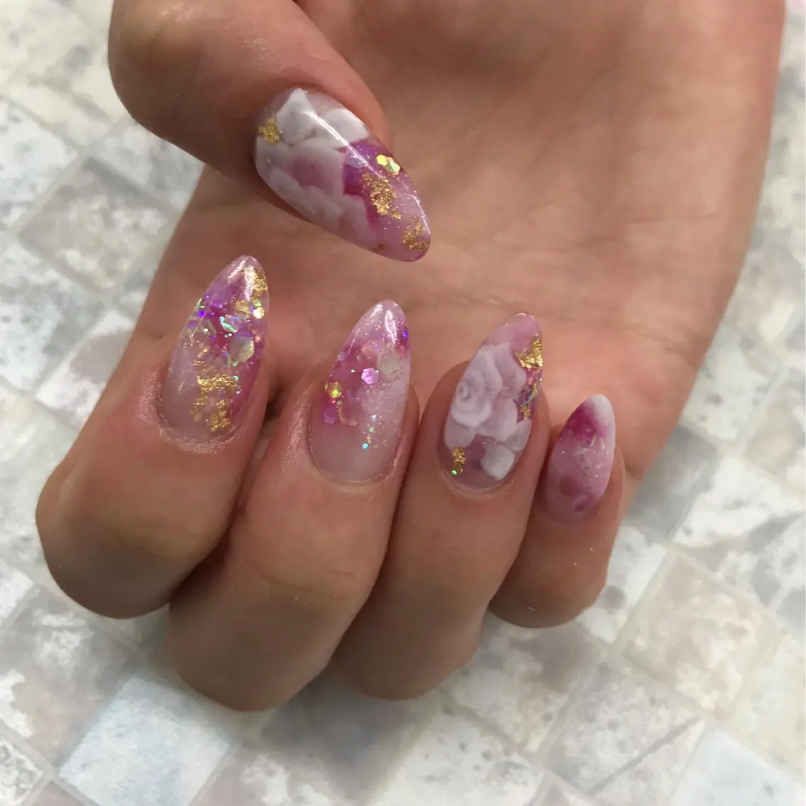 ネイル ハンドネイル 五十嵐 美智のネイルデザイン