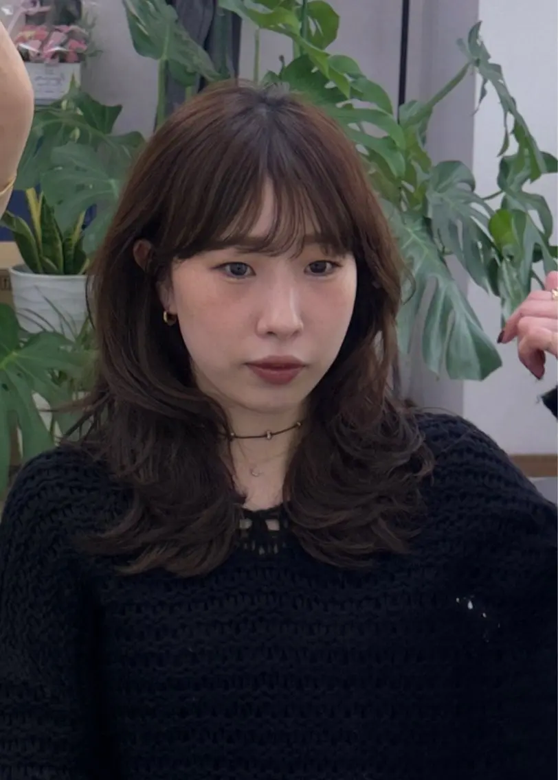 セミロング 大村 日向子のヘアスタイル
