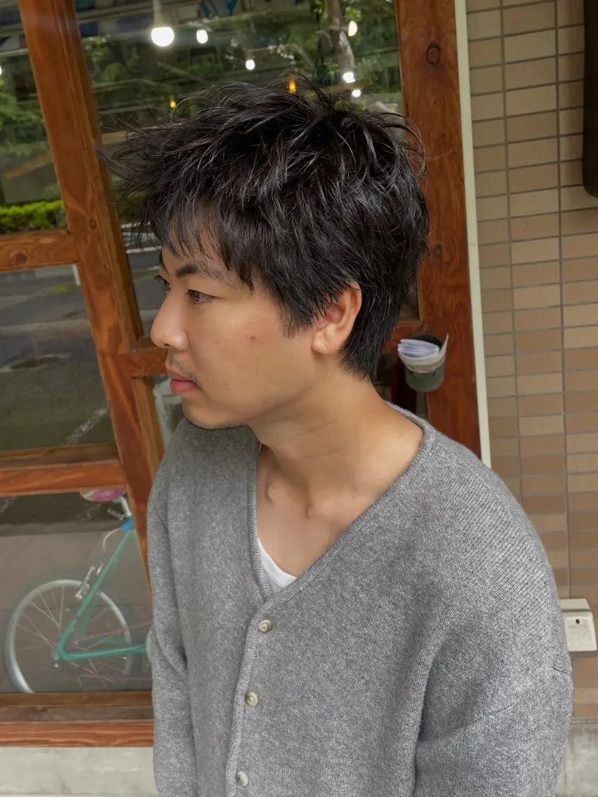 ショート メンズ カット marbles 森田雅治のヘアスタイル