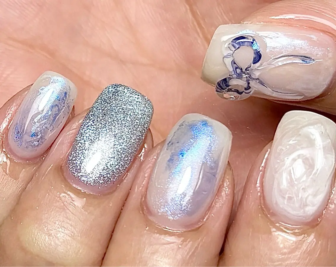 ネイル ニュアンスネイル ハンドネイル etoile filanteのネイルデザイン