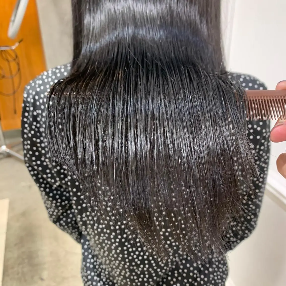 ロング カラー くびれレイヤー/艶 カラー　MADOKAのヘアスタイル