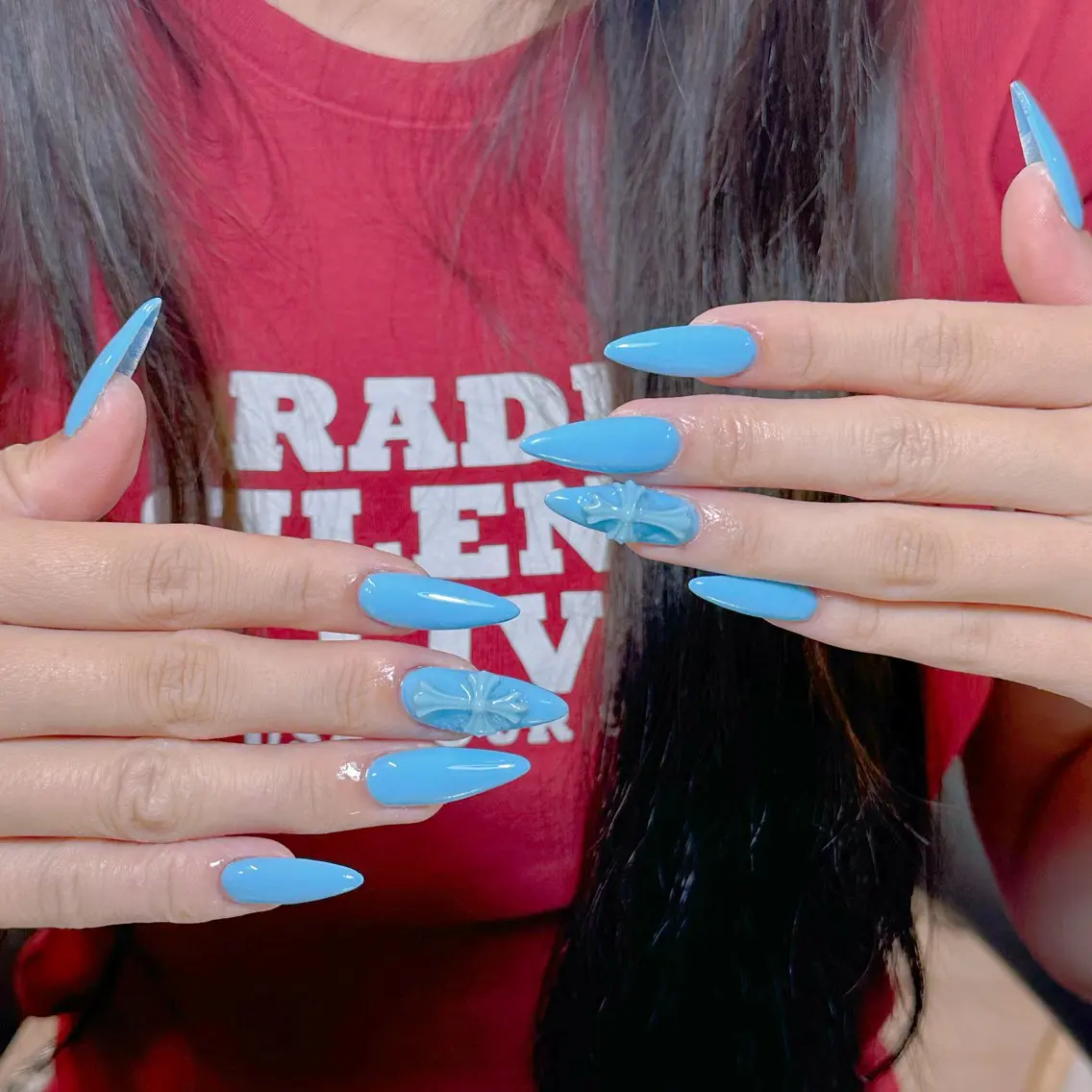 ネイル ハンドネイル 🍄Rina🍄 韓国風ネイルのネイルデザイン