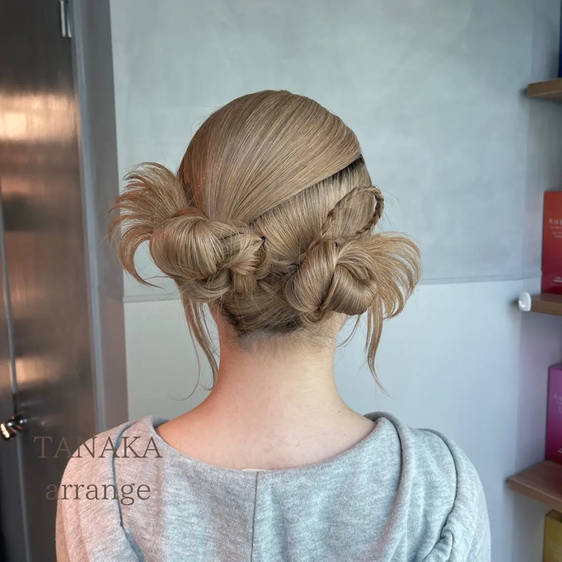 ヘアアレンジ 結婚式・ブライダル 卒業式のヘアスタイル ヘアセット charm《銀座》 ヘアセット/縮毛矯正のヘアスタイル