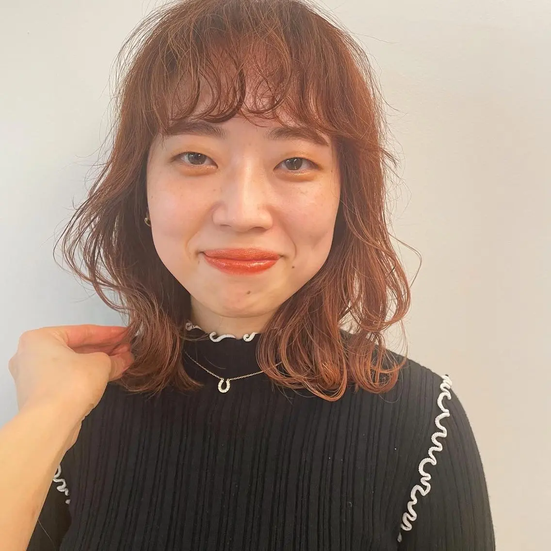 ミディアム カラー パーマ ヘアアレンジ 🍃○岡 |  Maruokaのヘアスタイル