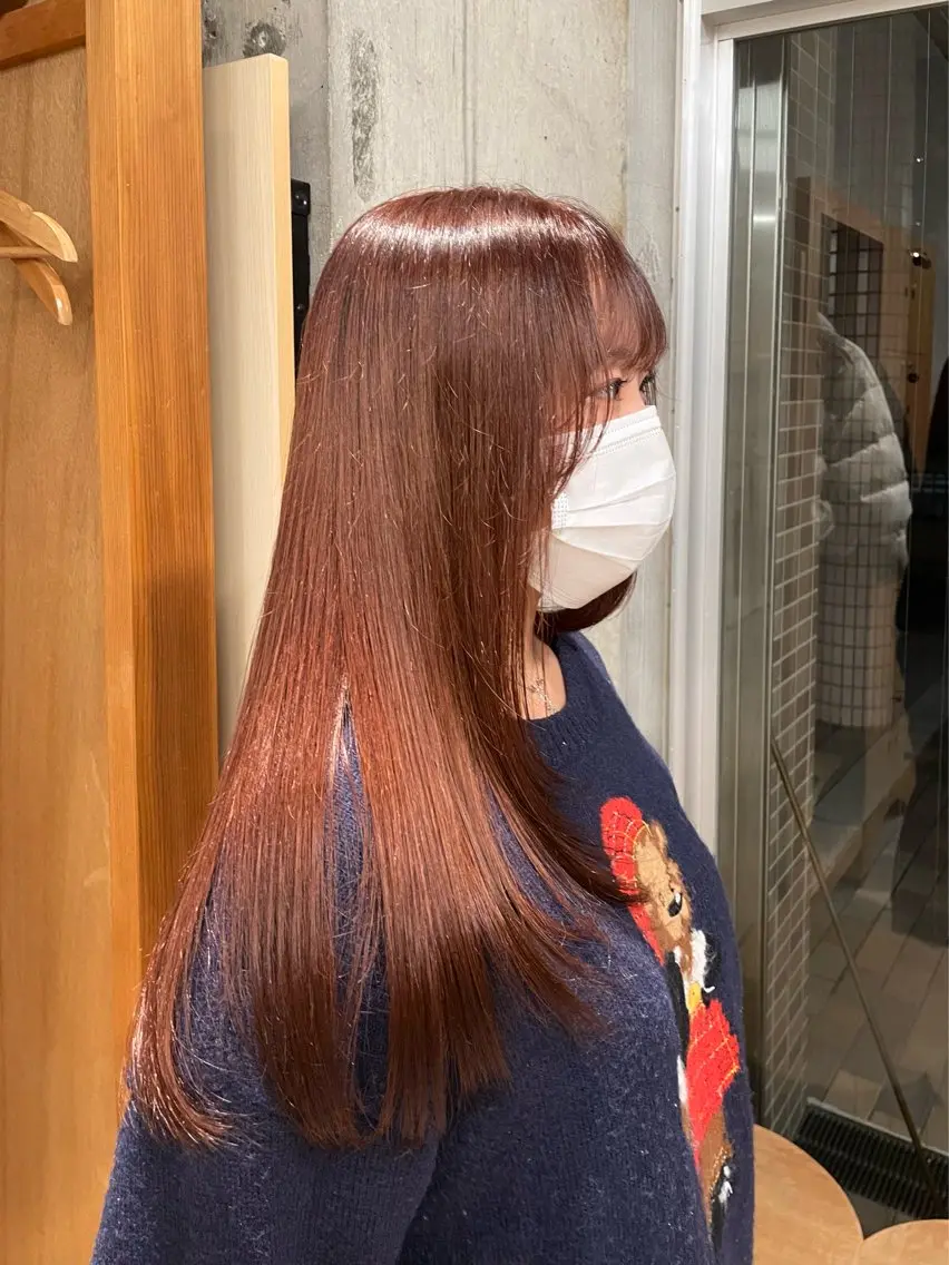 カラー ヘアカラー chisato☁️ カットカラーモデルのヘアスタイル