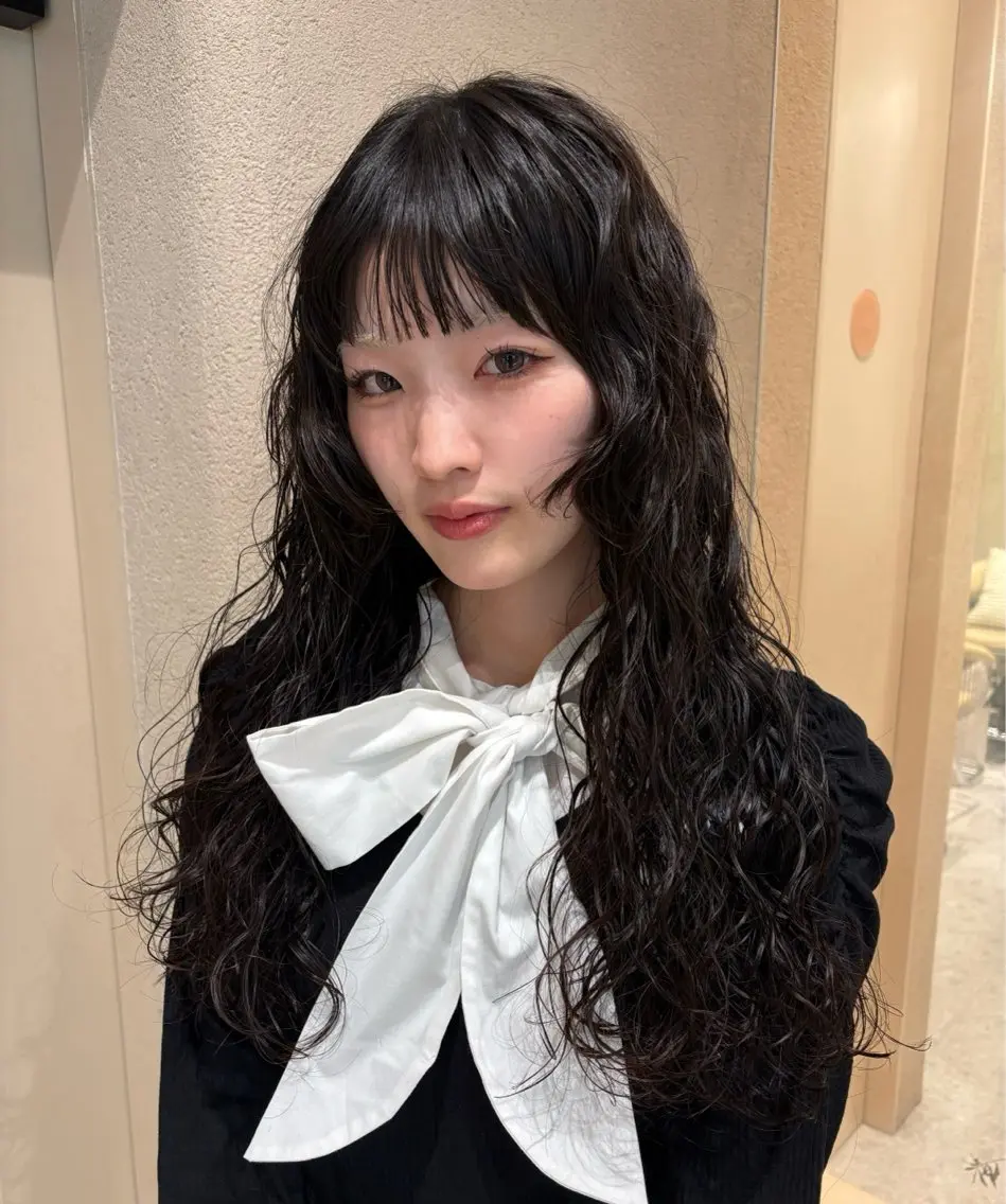 ロング パーマ 似合わせカット/ naokoのヘアスタイル
