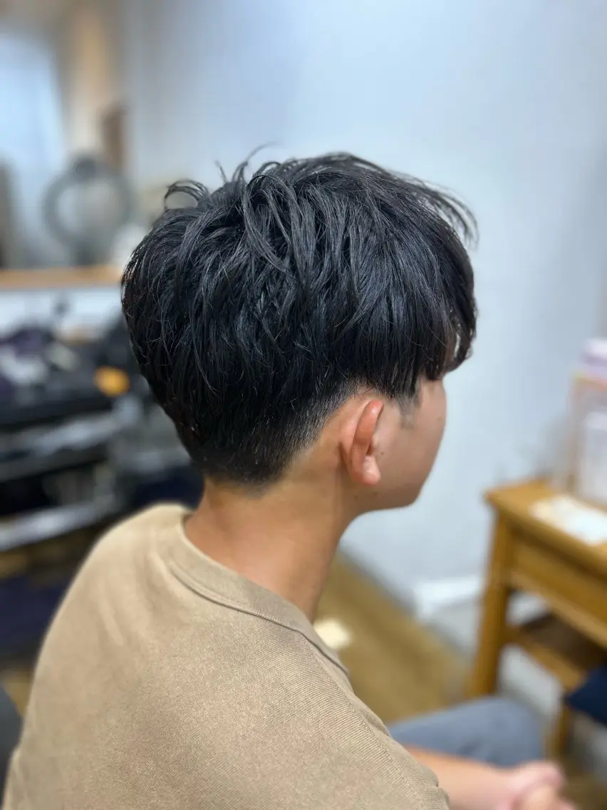メンズ カット ま あのヘアスタイル