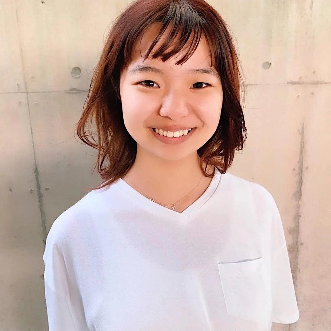 ミディアム カラー 中川 竜誠のヘアスタイル