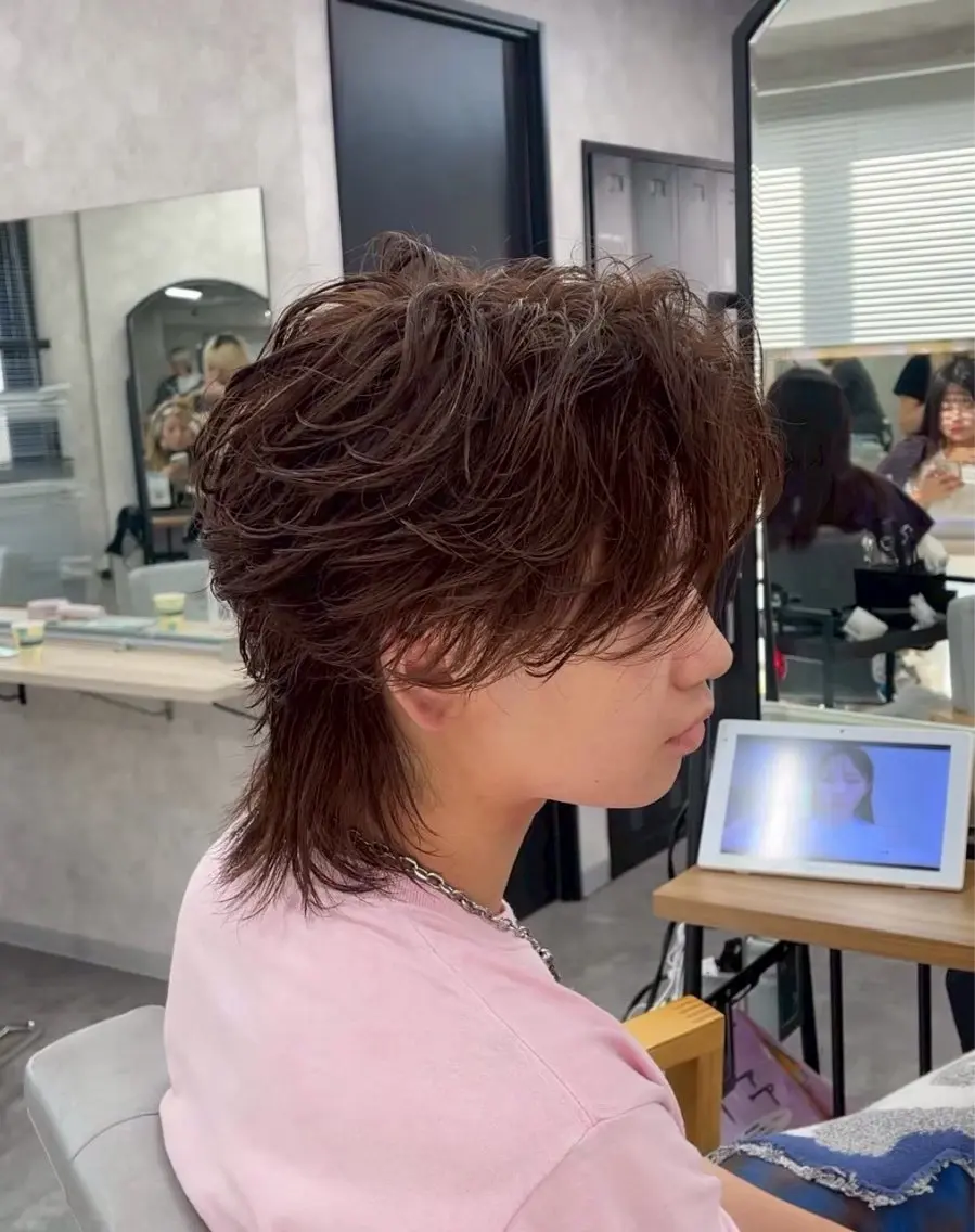 【ミニモ限定】✂️カット➕🎨カラー➕🌀パーマ/カラーとパーマ同時にしたい方向けクーポン/メンズパーマ/ミニモ学割の写真