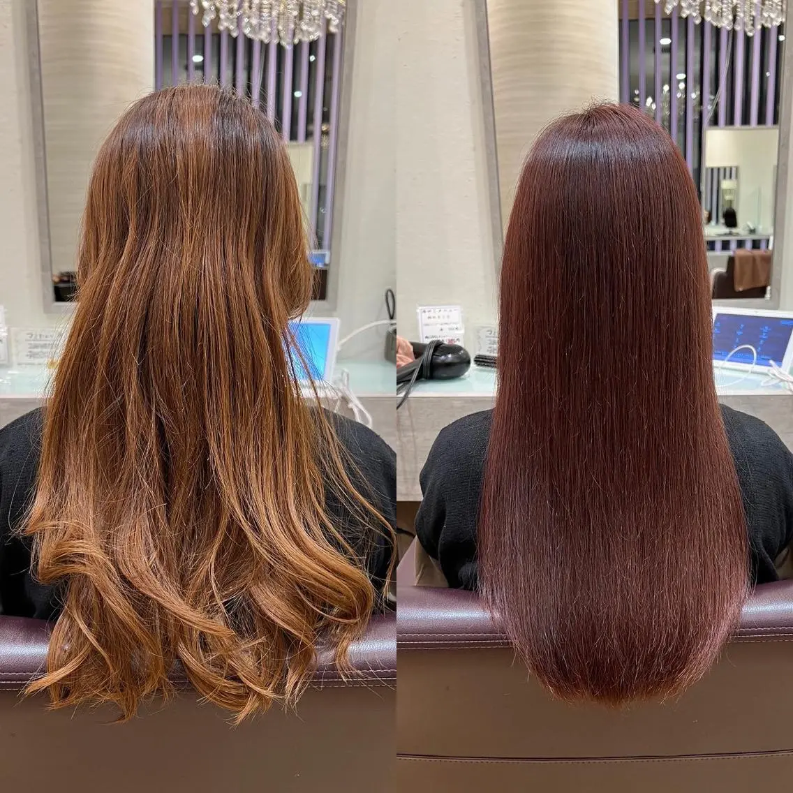 ロング カラー ピンクカラー 🫧髪質改善×艶髪 🫧根本泰成🫧のヘアスタイル