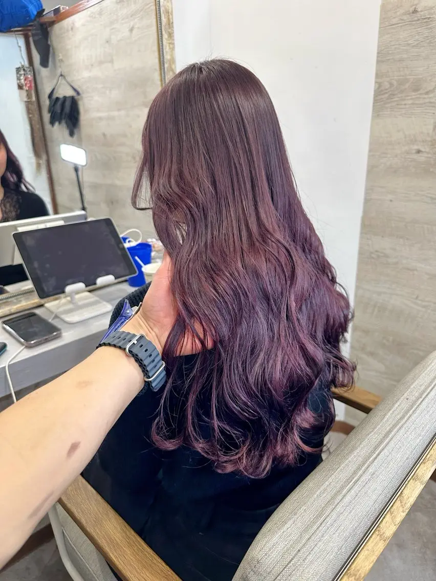 ミディアム カラー ブリーチ koheiのヘアスタイル