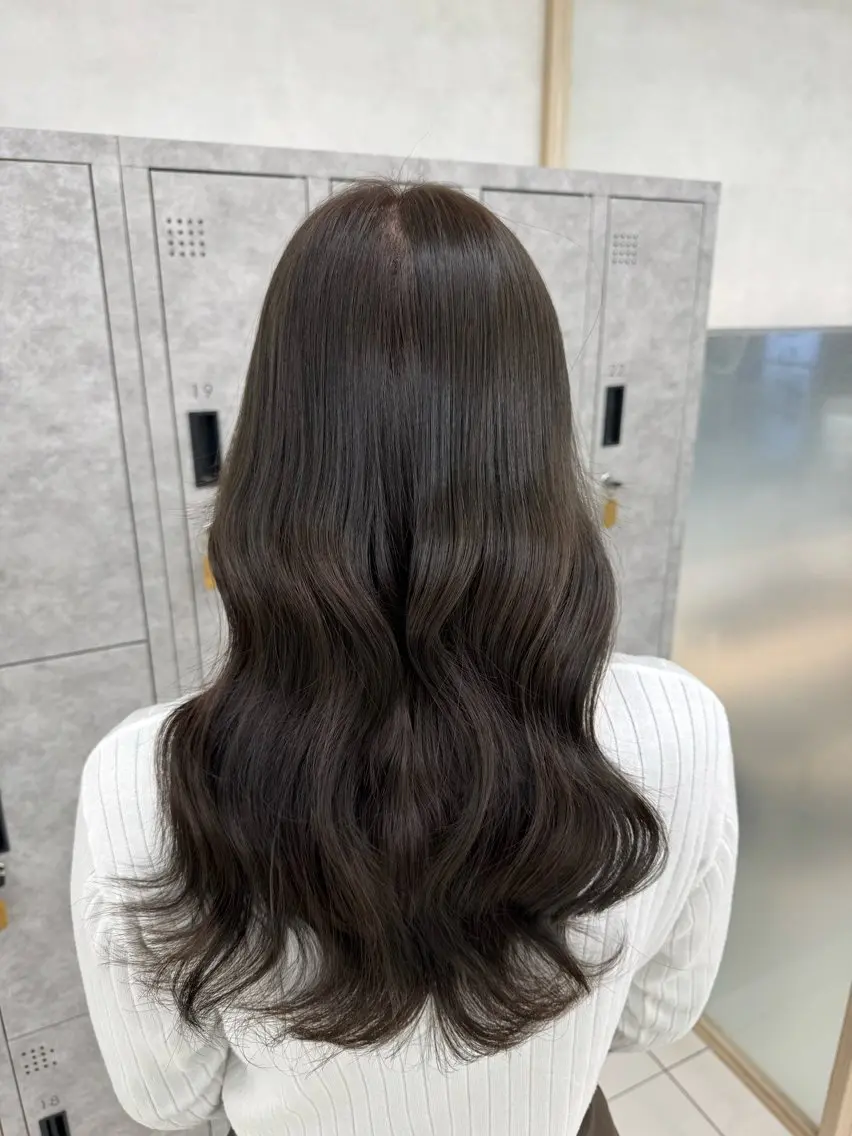 ☁️透明感カラー＋前髪カット＋1stepトリートメントの写真