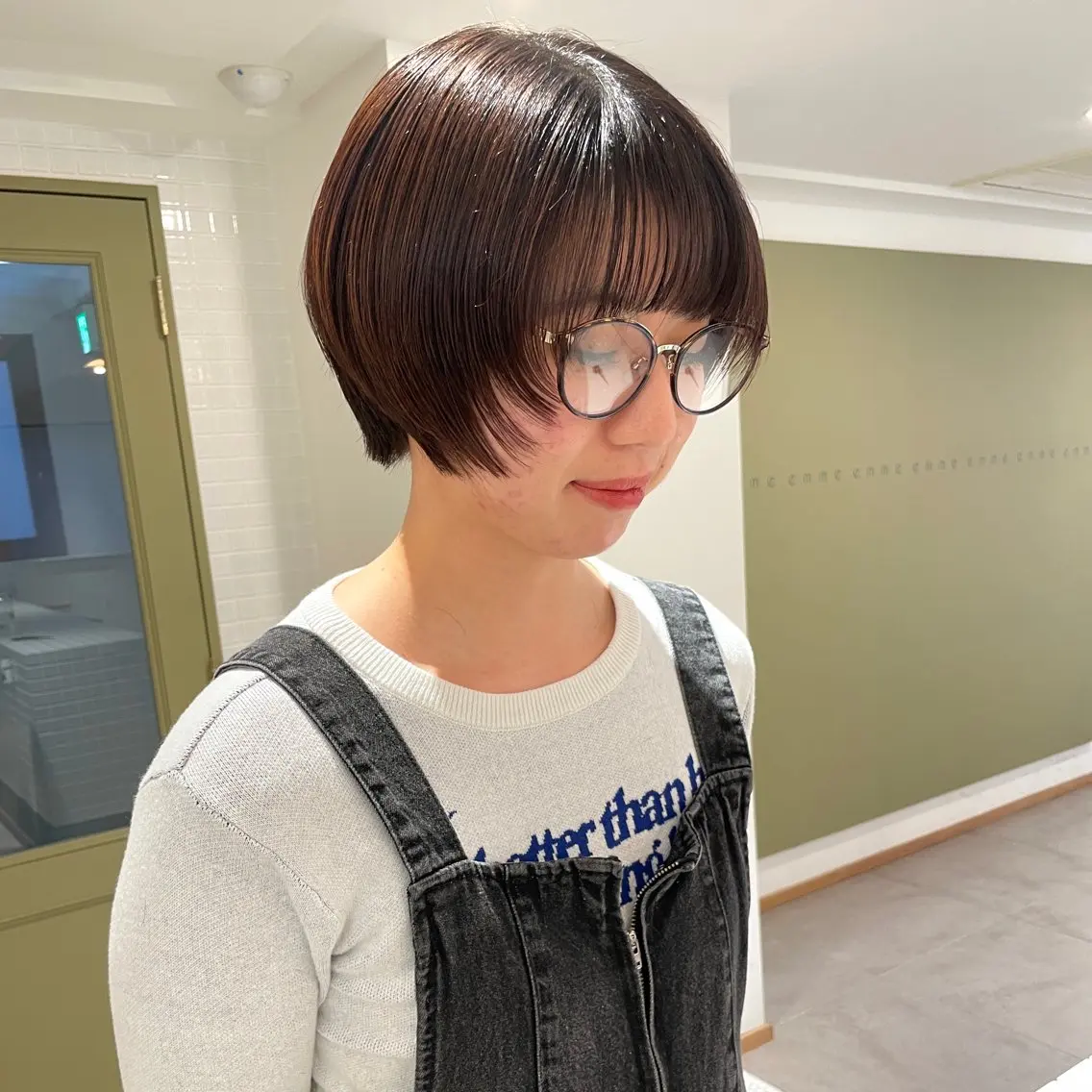 ショート 顔周りカット レイヤーカット ショートヘア カット 🎯🦖ʜᴀɴᴀ 似合わせショート🌷のヘアスタイル