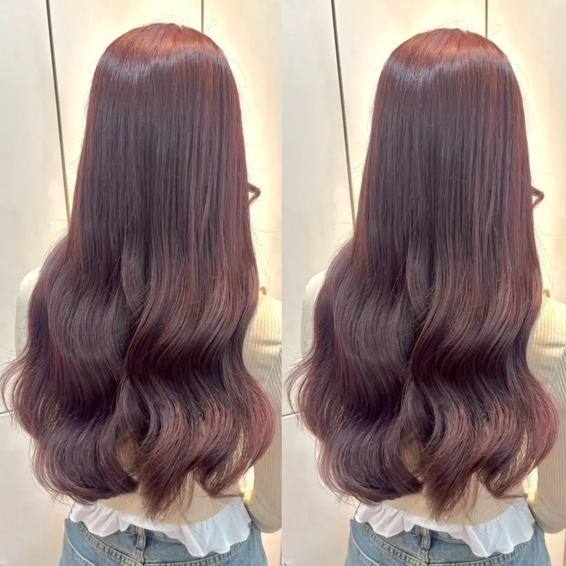 カラー ヘアメ🎀ハイトーン 🩵エクステ🪄しほのヘアスタイル