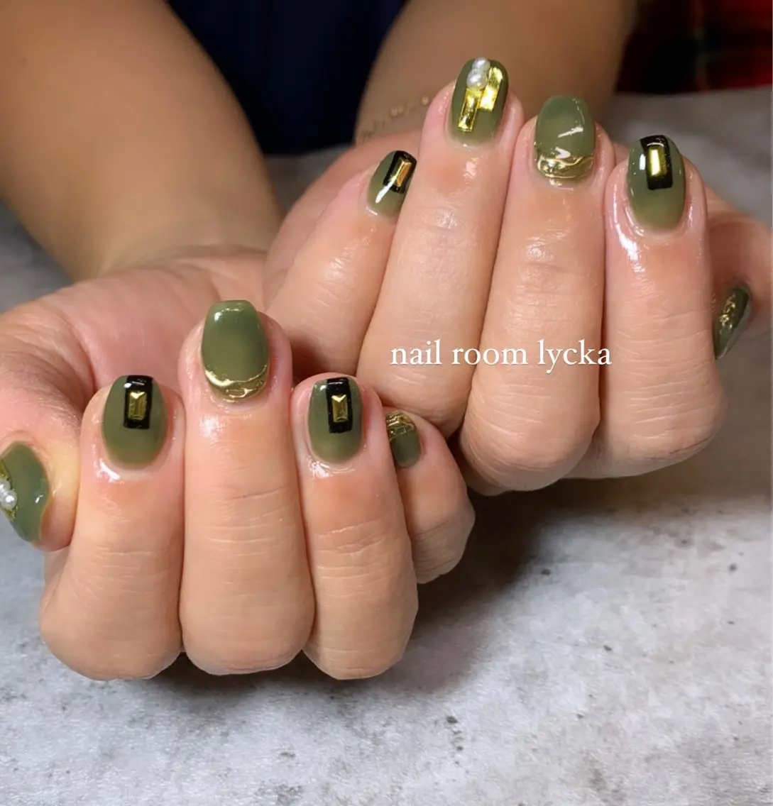 ネイル ネイルルームリッカ 𝐦𝐚𝐲𝐮のネイルデザイン