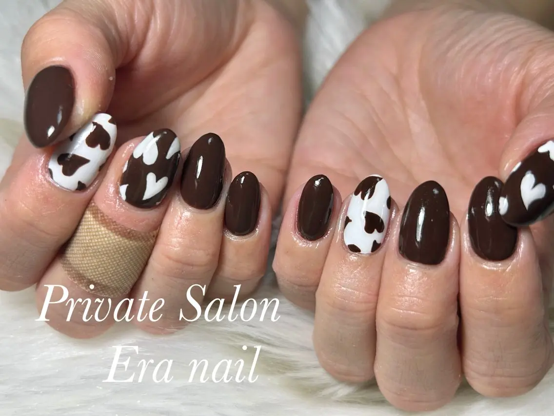 ネイル ハート ハンドネイル Era nailのネイルデザイン