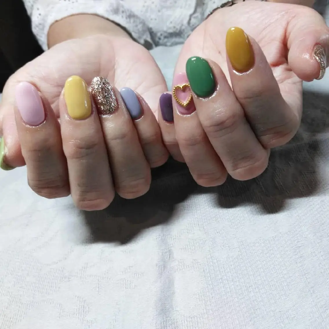 ネイル グラデーション ワンカラーネイル lylynail YUUKAのネイルデザイン