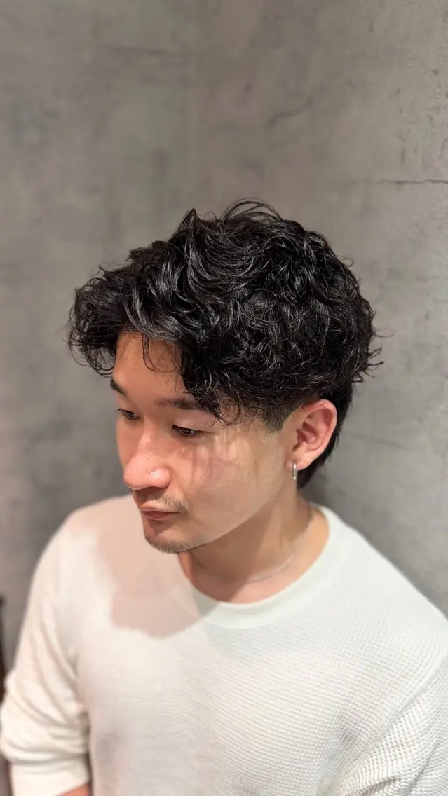 minimo限定‼️ メンズカット➕パーマ➕髪補修トリートメント✂️🌀🧴の写真