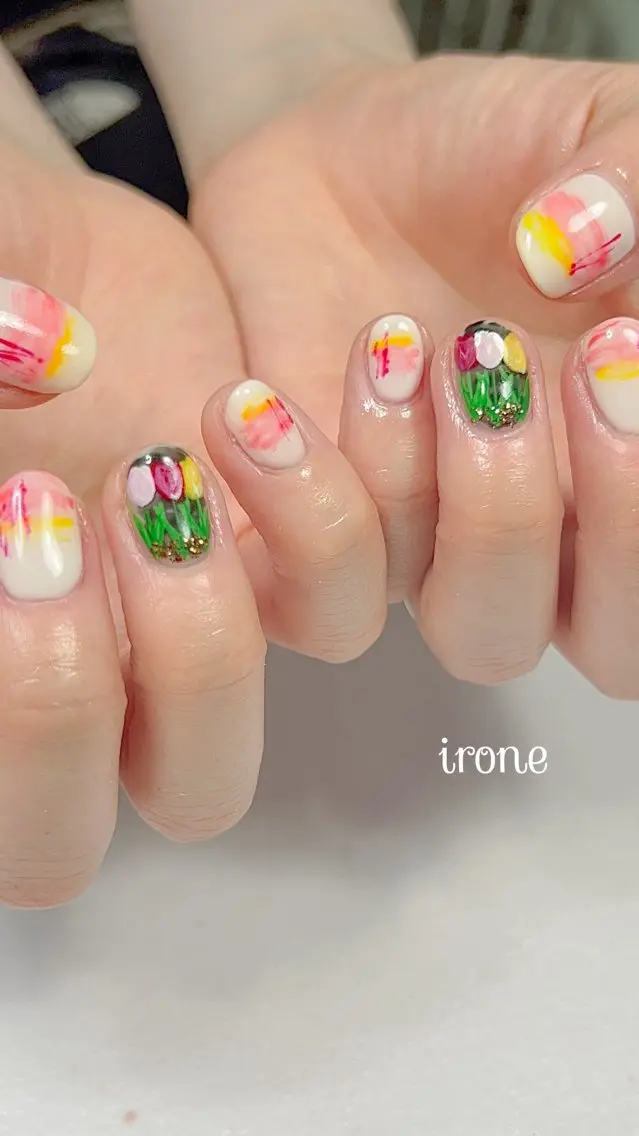 ネイル 小さなサロン ironeのネイルデザイン