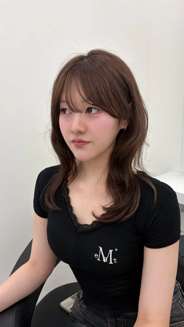ロング カラー 権田 能孝のヘアスタイル
