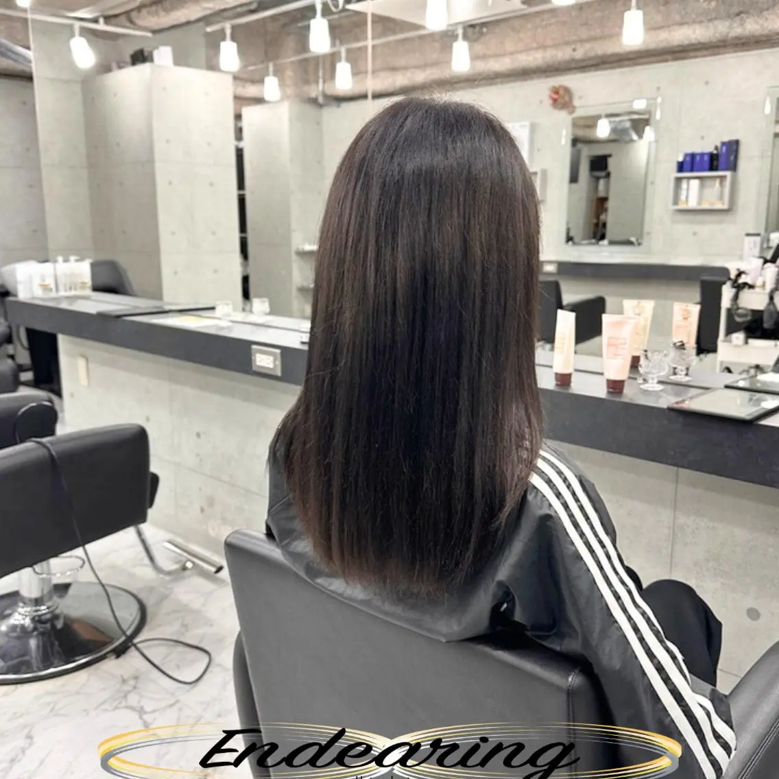 セミロング ケアカラー レイヤーカット 似合わせカット カット ヘアカラー Endearing 銀座/レイヤーカットのヘアスタイル