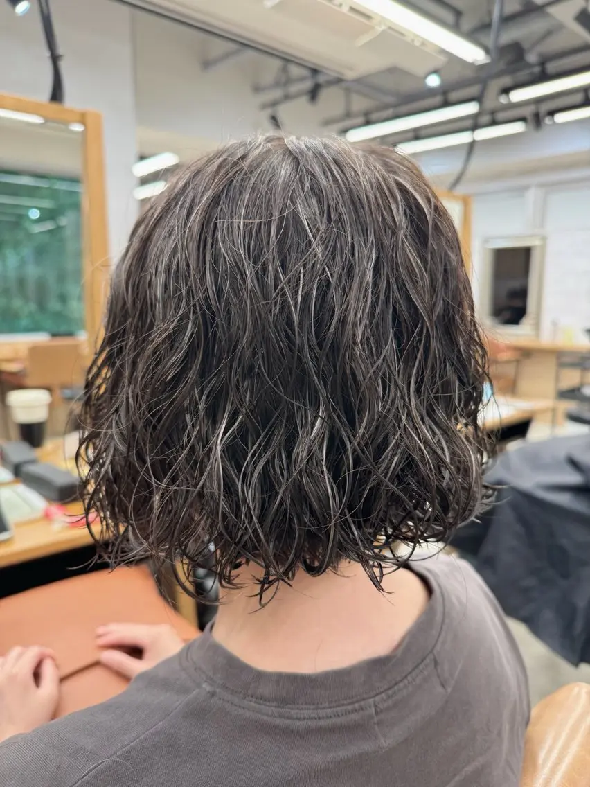 カラー パーマ ハイライトカラー ボブ ヘアカラー トリートメント 縮毛矯正/髪質改善 インナーカラーせいぎのヘアスタイル