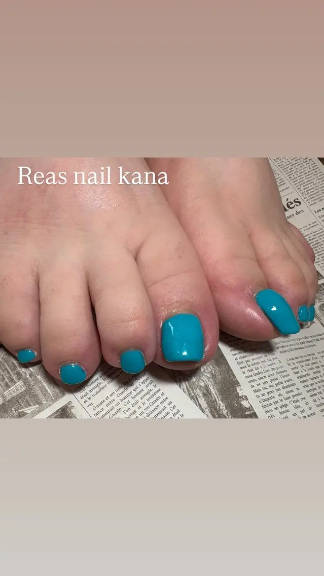 ネイル ワンカラーネイル Reas nail kanaのネイルデザイン