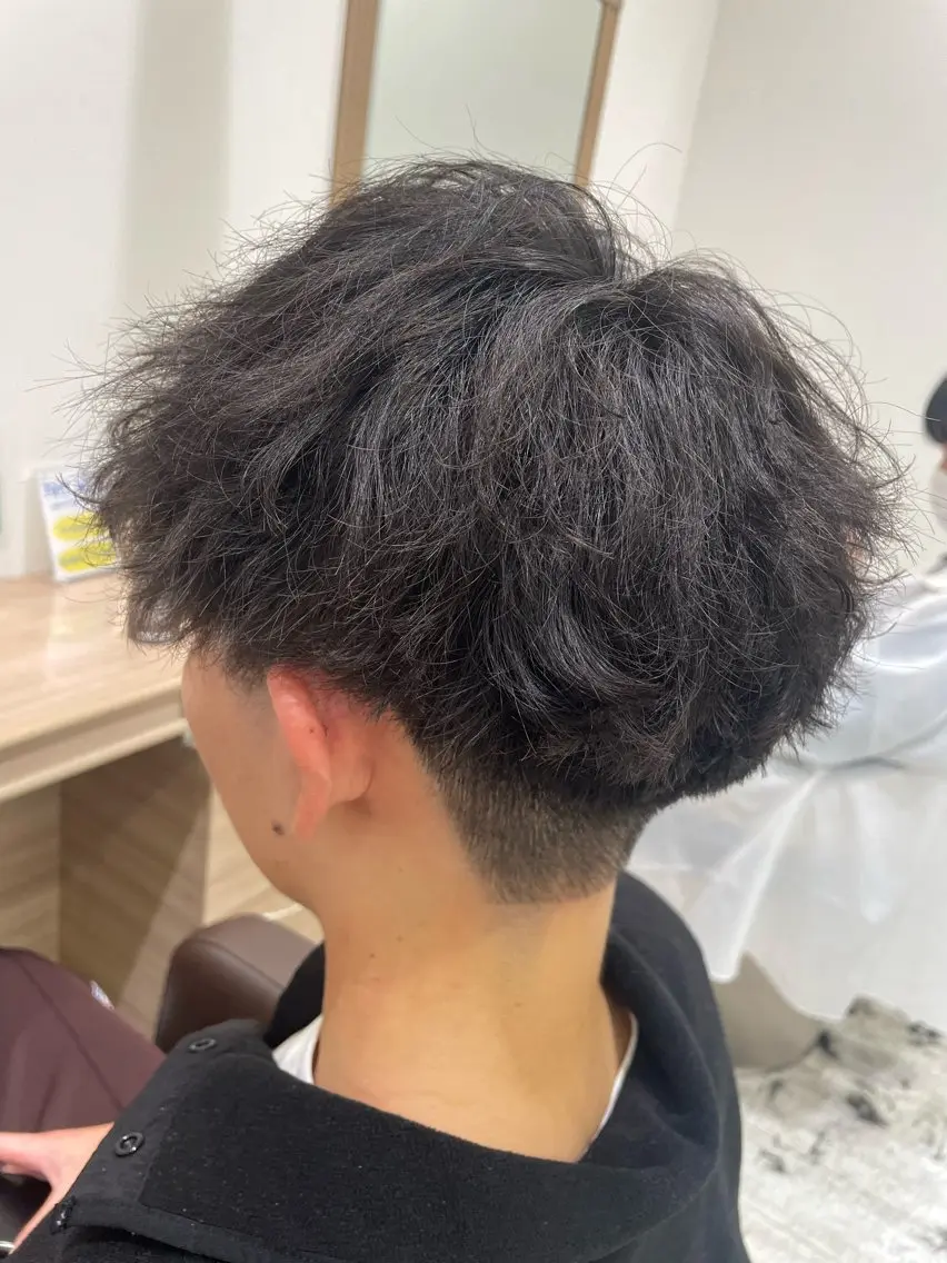 パーマ メンズ カット パーマ 赤澤 海斗のヘアスタイル