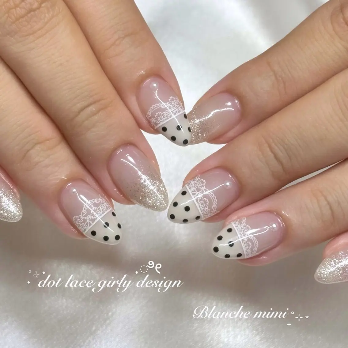 ネイル ハンドネイル Blanche mimi.u_aのネイルデザイン
