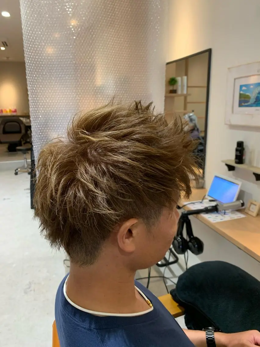 メンズ限定カット+頭皮洗浄シャンプーの写真