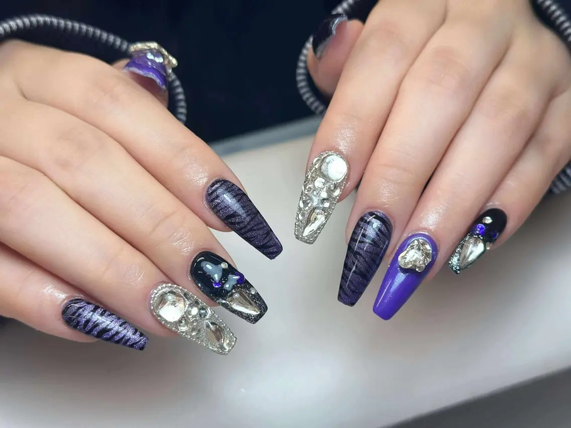 ネイル アートネイル ジェルネイル マグネットネイル ネイルチップ ハンドネイル Jenn Nail Shinokuboのネイルデザイン