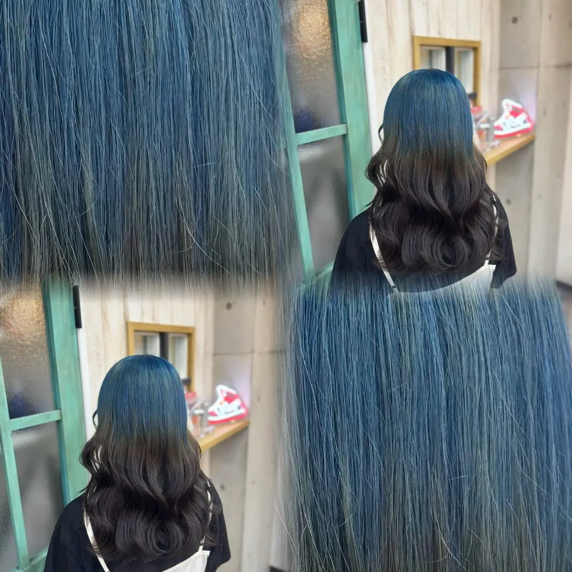セミロング カラー 髙橋 李里亜のヘアスタイル
