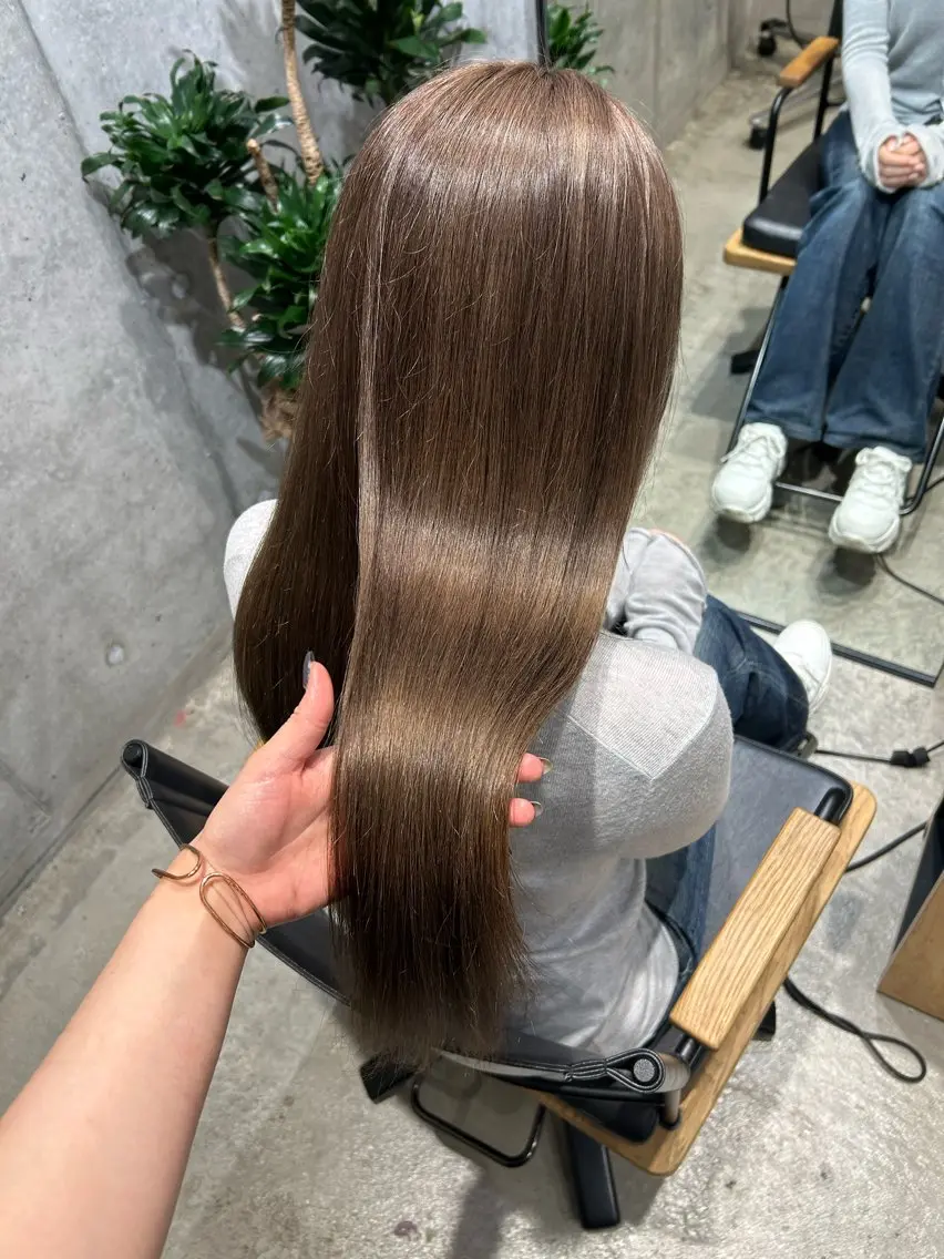 ロング カラー ヘアカラー ブリーチなし艶カラー /自由が丘🌼ひなたのヘアスタイル