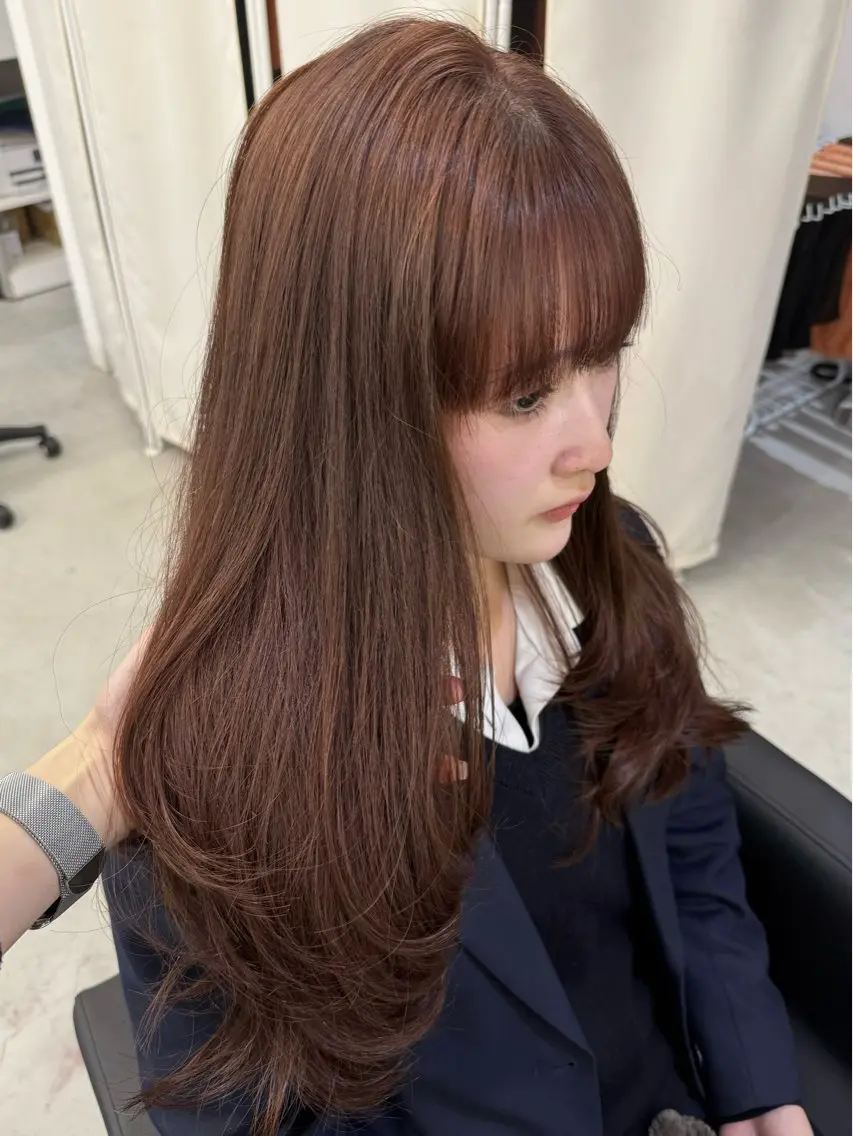 ロング ヘアカラー Hinane ‪❤︎‬のヘアスタイル