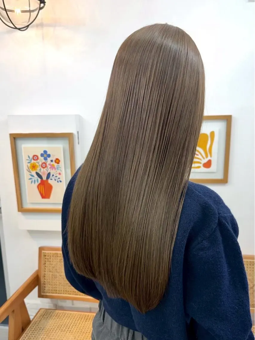 ロング トリートメント 藤平 江梨子のヘアスタイル