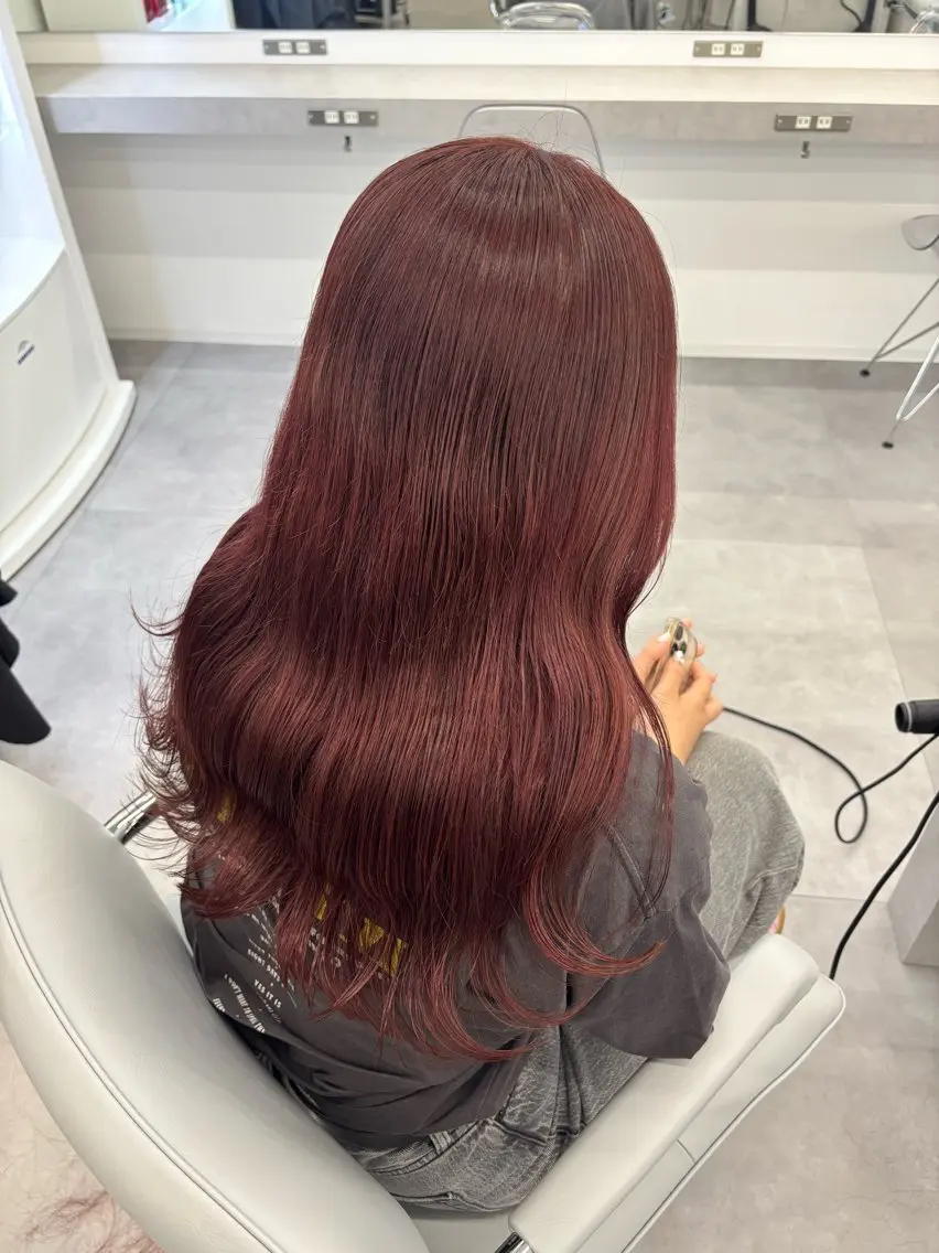 ロング ヘアカラー 🧸🎀ブリーチ 栄🎀🧸かのんのヘアスタイル