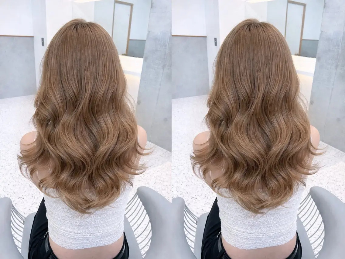 ミディアム ヘアカラー トリートメント 🎀似合わせカット/ 透明感カラー/翼🎀のヘアスタイル