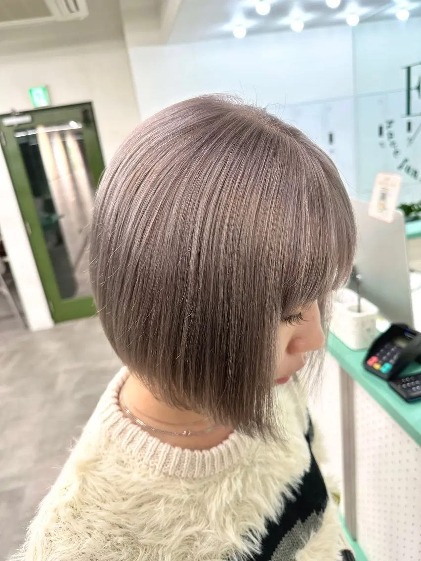 ♻️透明感カラー♻️なりたいを叶えます✨ 💎カット+ダブルカラー+艶トリートメント💎の写真