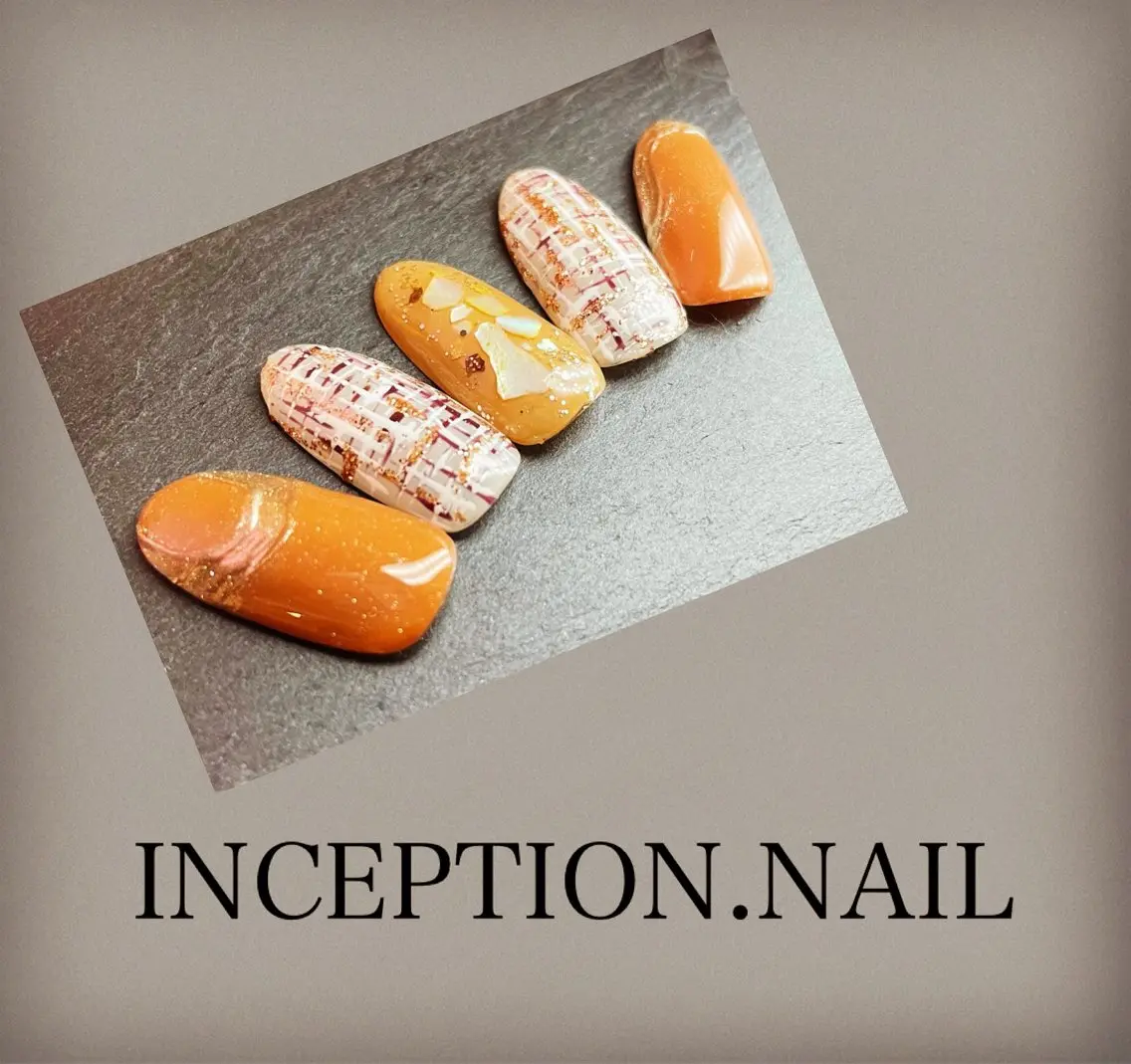 ネイル ツイードネイル INCEPTION Nailのネイルデザイン