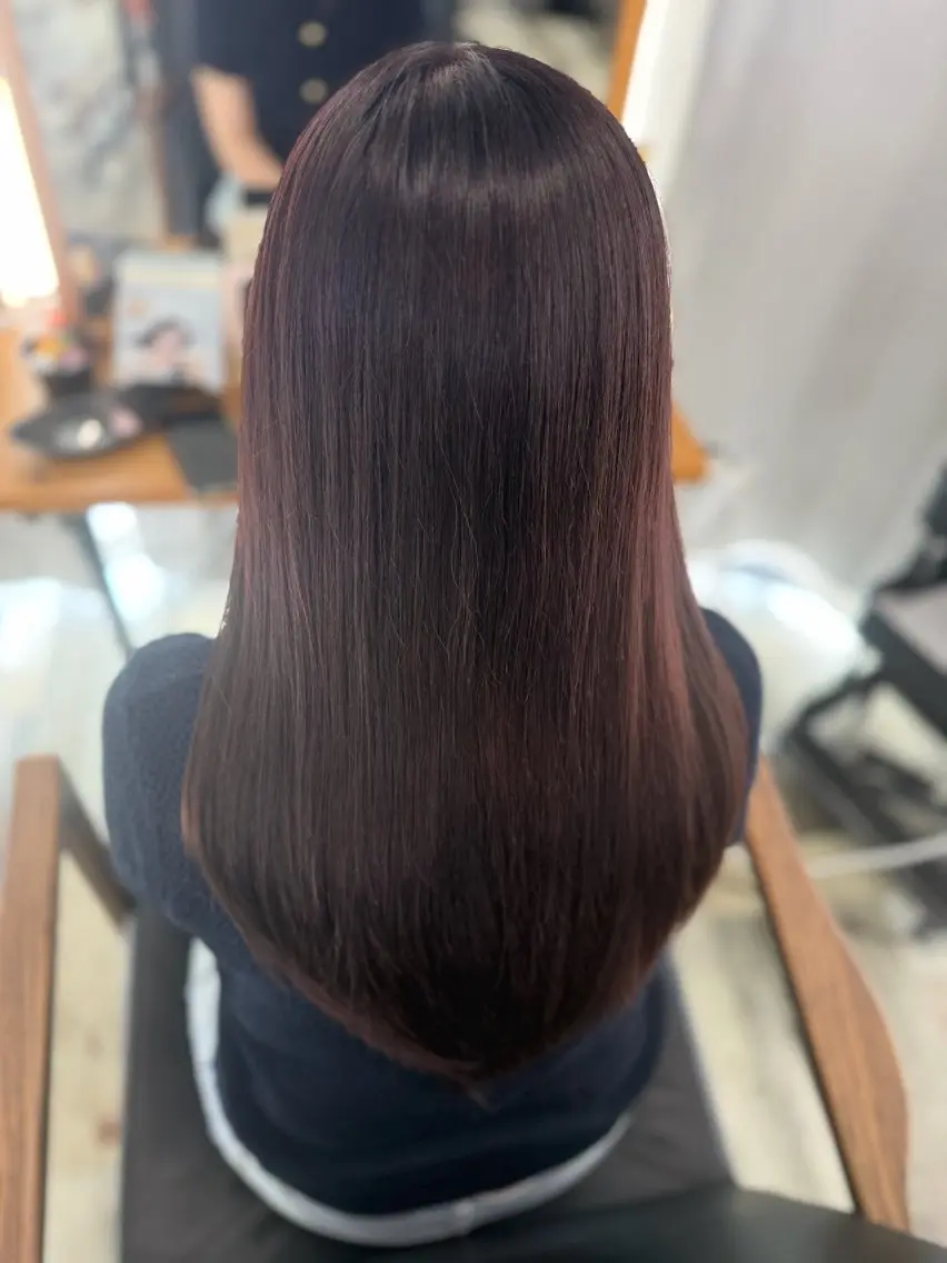 カラー カット ヘアカラー 髪質改善🪽 森川☜⁠ ☜⁠ のヘアスタイル