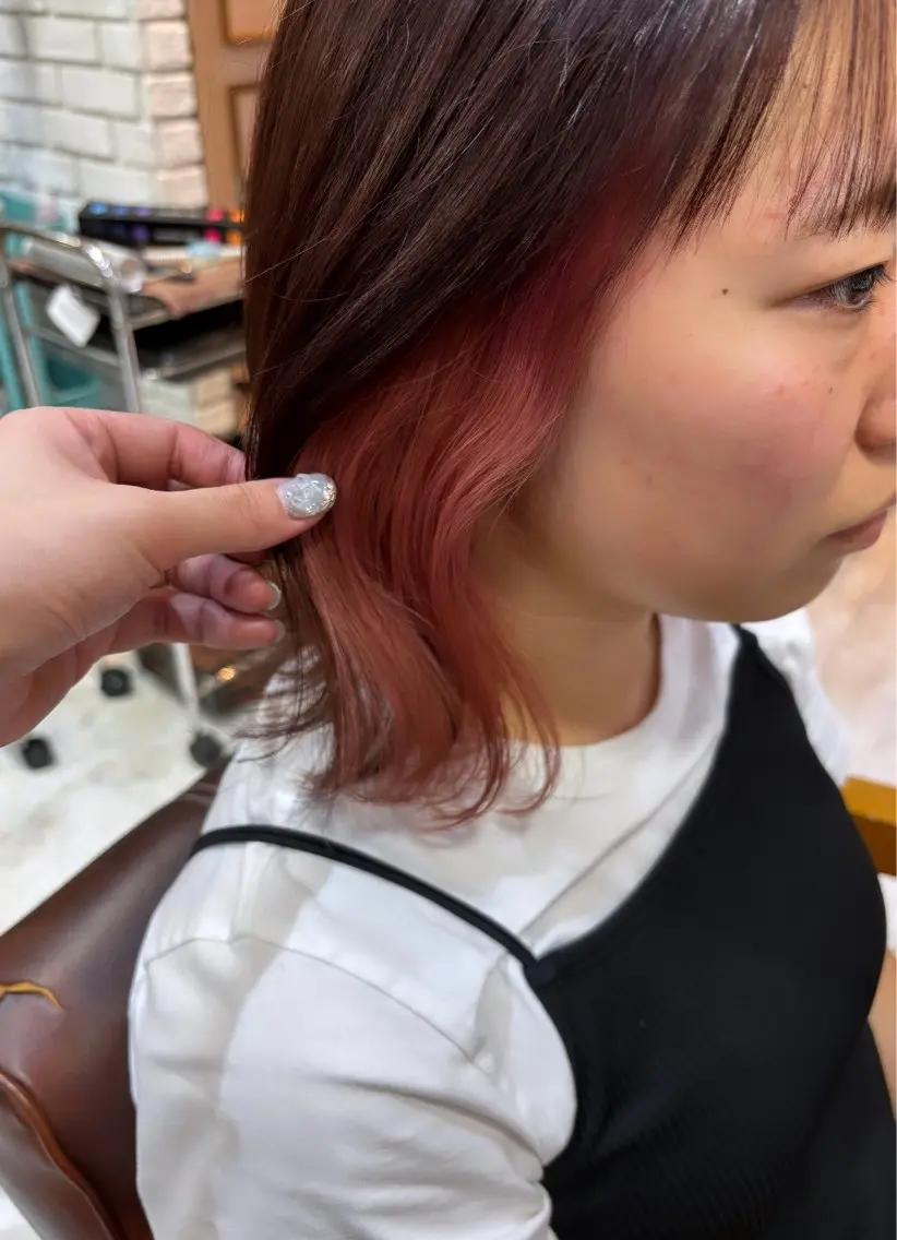 ミディアム ヘアカラー 🪼艶カラー🪼 田口彩香のヘアスタイル