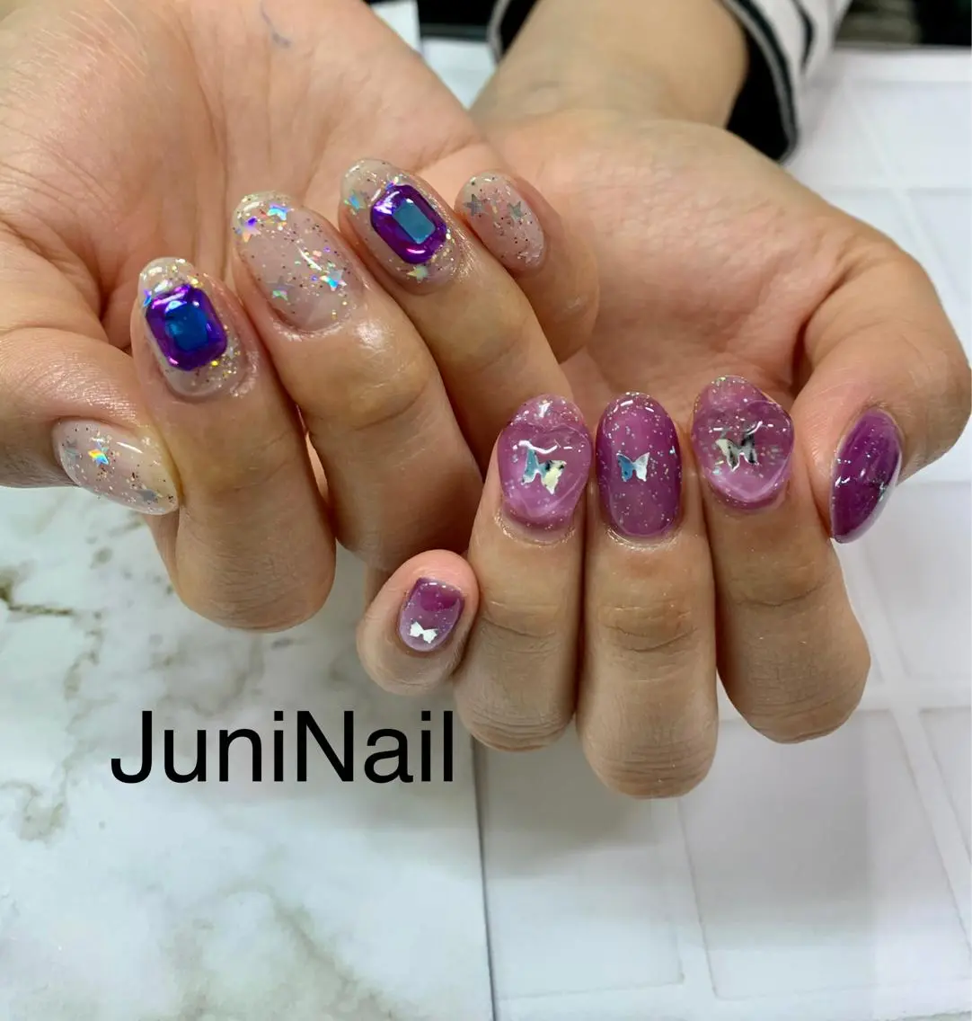 ネイル ハンドネイル JuniNail 주니네일🇰🇷suのネイルデザイン