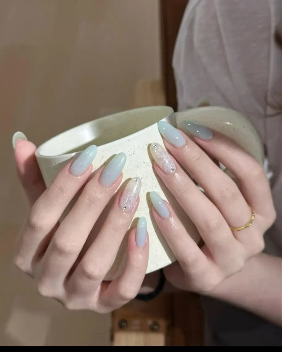 ネイル 成人式 韓国ネイル オフィスネイル cat‘s nail🐈⬛のネイルデザイン