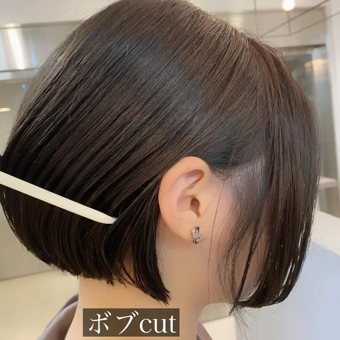ショート カラー ボブ 森本玲🎶 天王寺のヘアスタイル