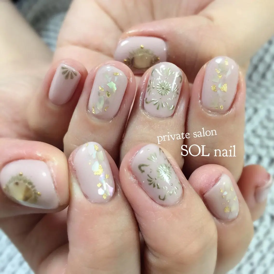 ネイル ハンドネイル SOL NAILのネイルデザイン
