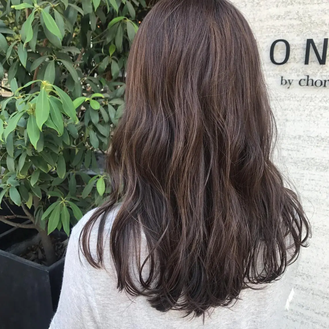 ロング ハイライト kiyono ⭐︎ダブルカラーのヘアスタイル