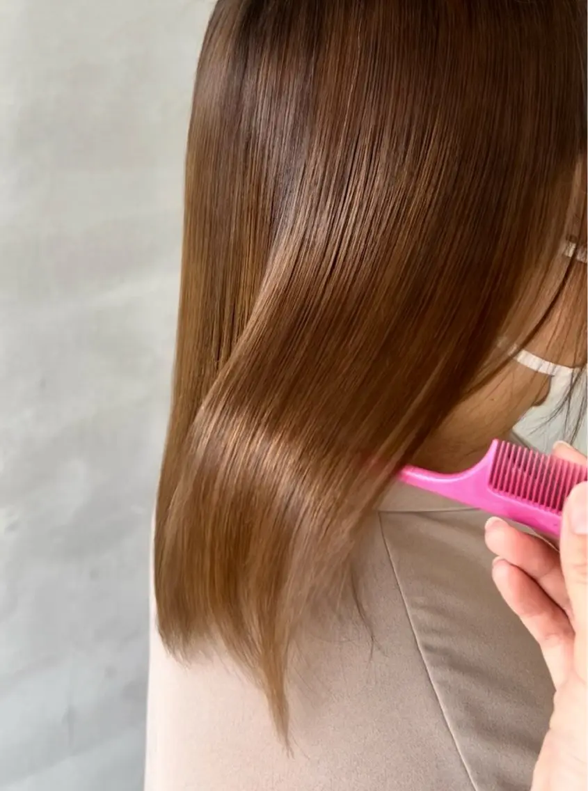 ミディアム 髪質改善 hale airiのヘアスタイル