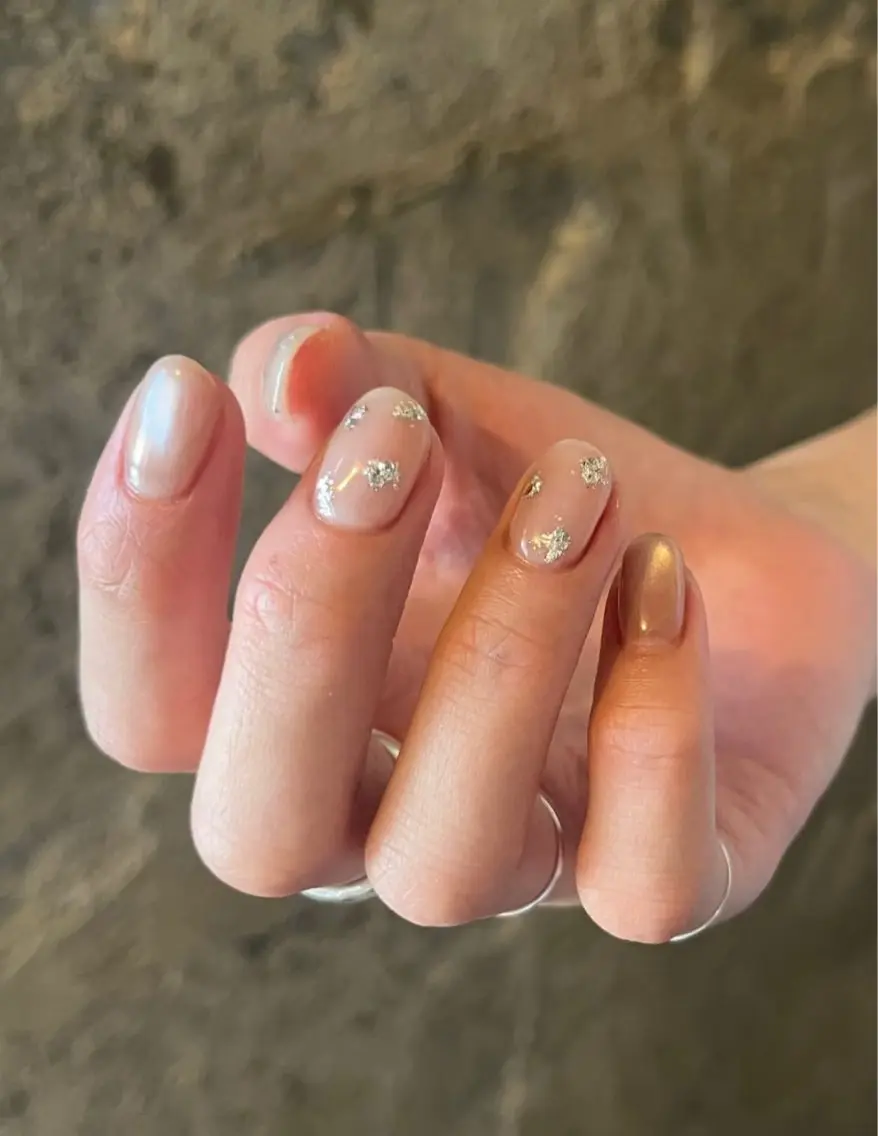 ネイル ハンドネイル H&B アオリのネイルデザイン