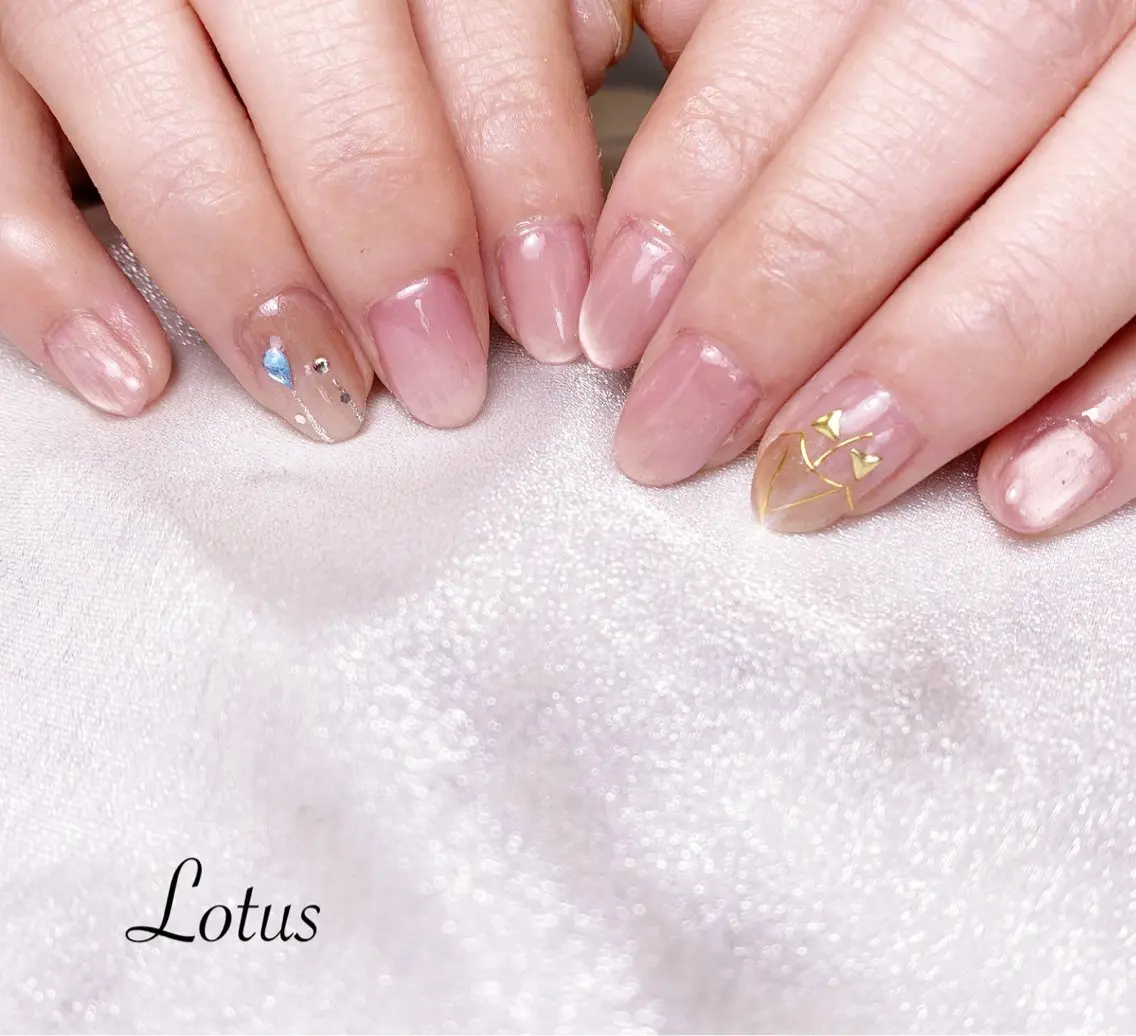 ネイル ハンドネイル ネイル＆脱毛 Lotus🌸のネイルデザイン